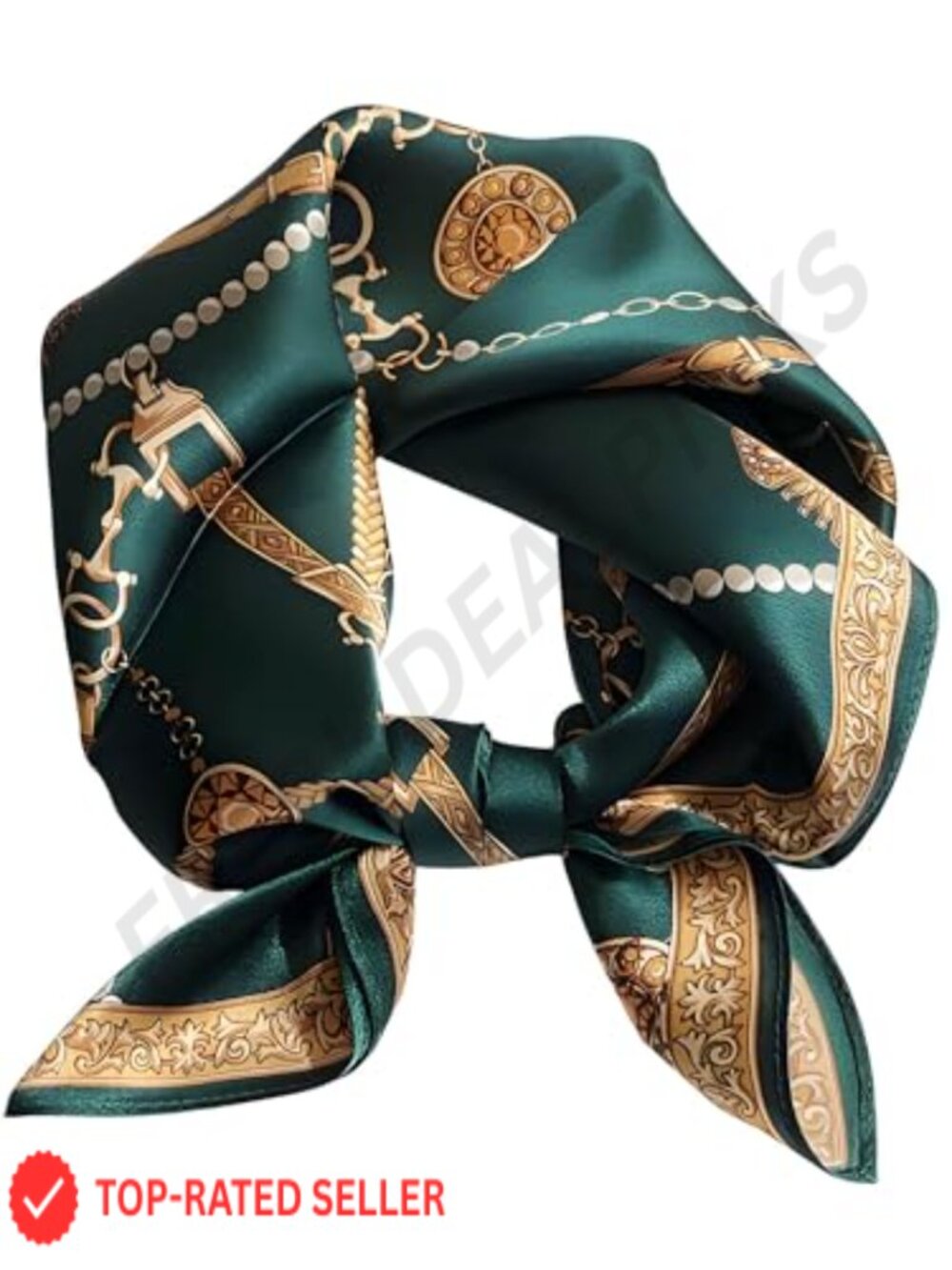 100% Mulberry Silk Scarf 21x21 Lightweight Square Neckerchief Head Wrap